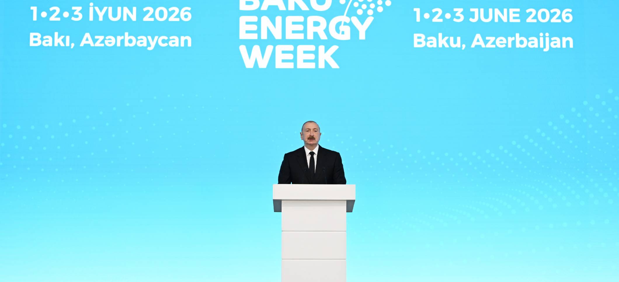 Prezident İlham Əliyev Bakı Enerji Həftəsinin açılışında iştirak edib